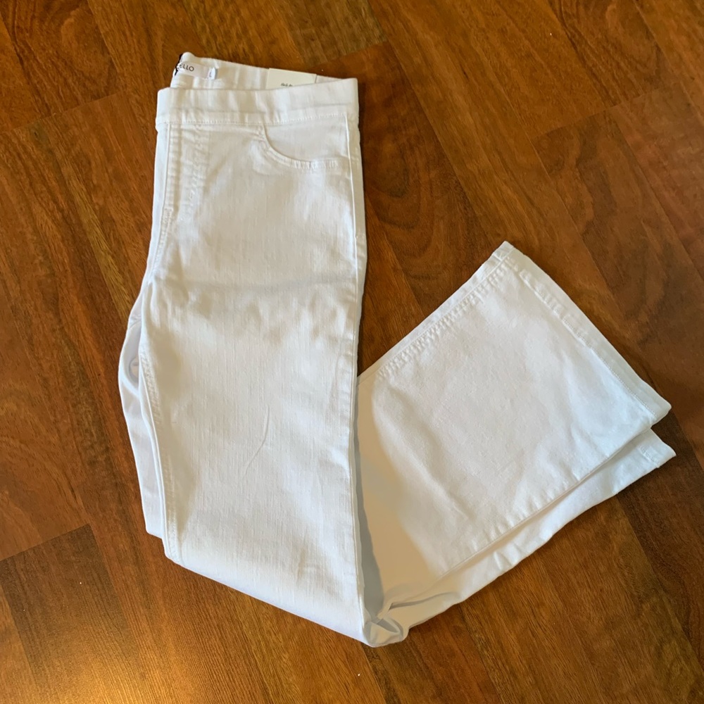 Cello Bright White Wide Leg Jeans